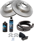 TRQ Rear Brake Pad & Rotor Kit for 2007-12 Mazda CX-9 - Complete Rear