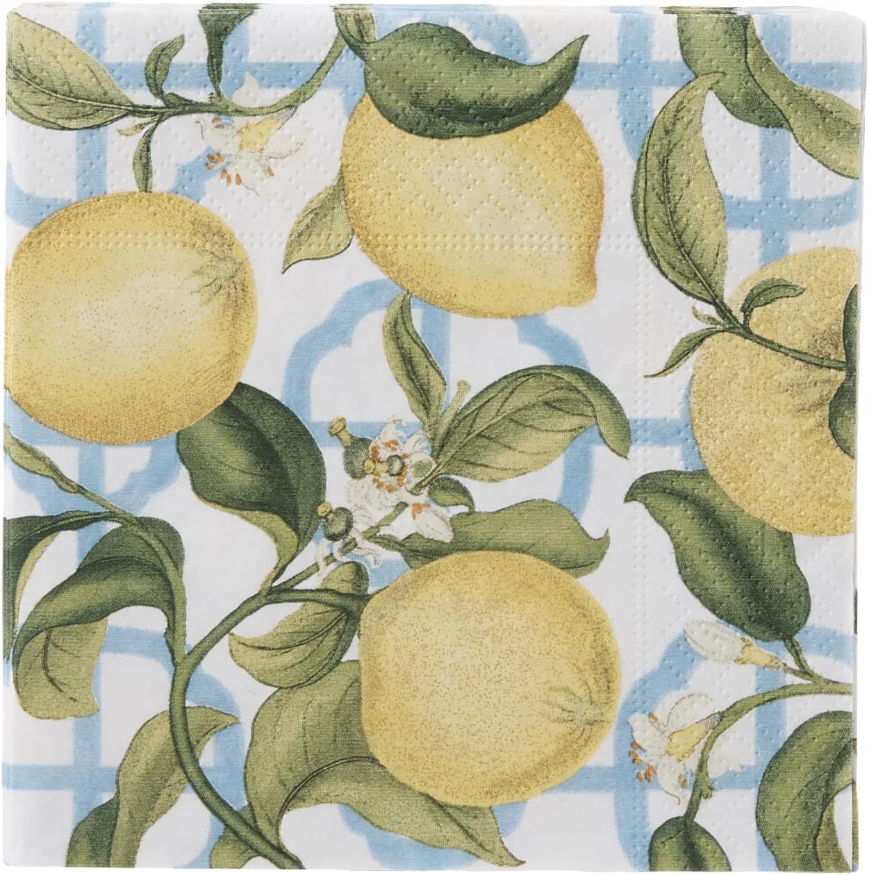 Stylish Entertaining: Caspari Ivory Cocktail Napkins