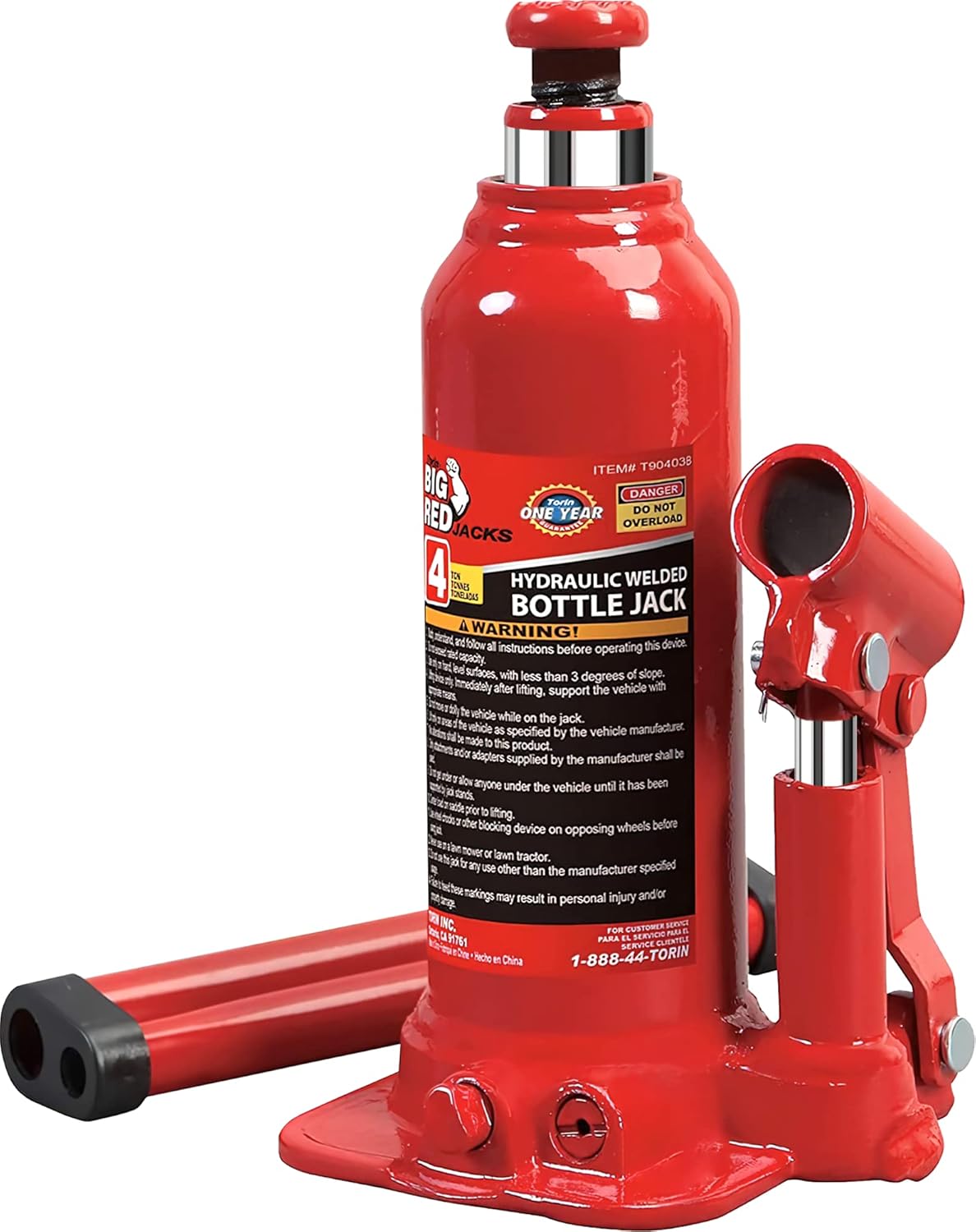 BIG RED T90403B Hydraulic Bottle Jack for Heavy Lifting Needs