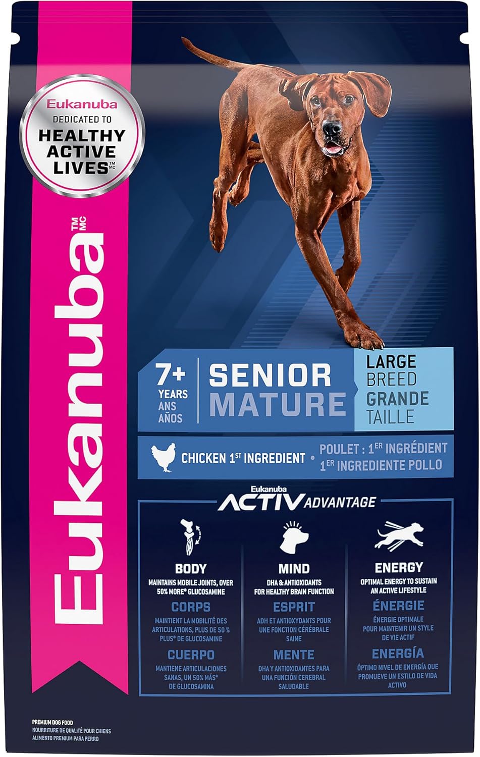 Eukanuba Senior Large Breed Dry Dog Food for Healthy Aging