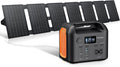 Portable Power Station with 55W Solar Panel - Reliable 299Wh Backup