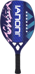 Beach Tennis Paddle Carbon Fiber Racket with EVA Core