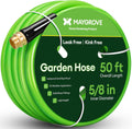 50 ft Garden Hose 5/8 in ID - Heavy-Duty Leakproof Hose