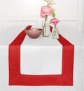 Solino Home Linen Table Runner 14 x 90 in - Red and White Holiday