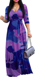 Trendy FANDEE Women's Bohemian Maxi Dress with Comfortable Fit