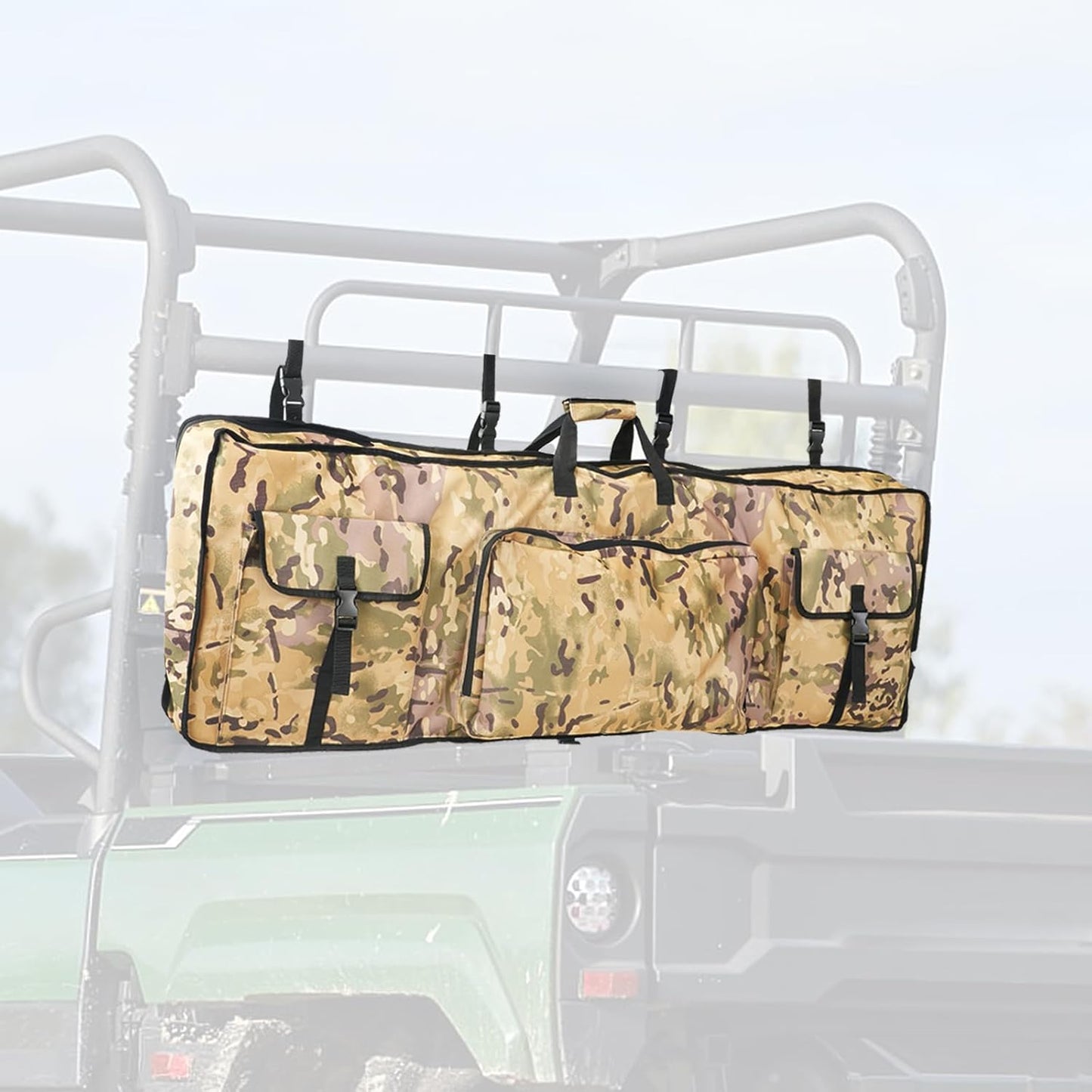 Double UTV Tool Bag Rack - Heavy Duty Waterproof Design