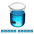 16.9oz Glass Beaker Set of 10 - Heavy-Duty Borosilicate Quality