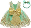 Baby Girls Pageant Lace Embroidery Dresses for Toddler Events