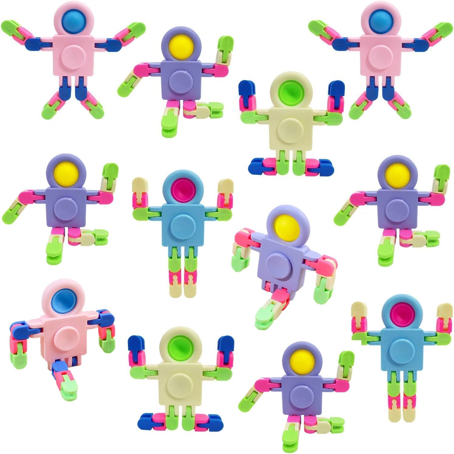 Transformable Chain Robot Fidget Spinner - Kids' Gift