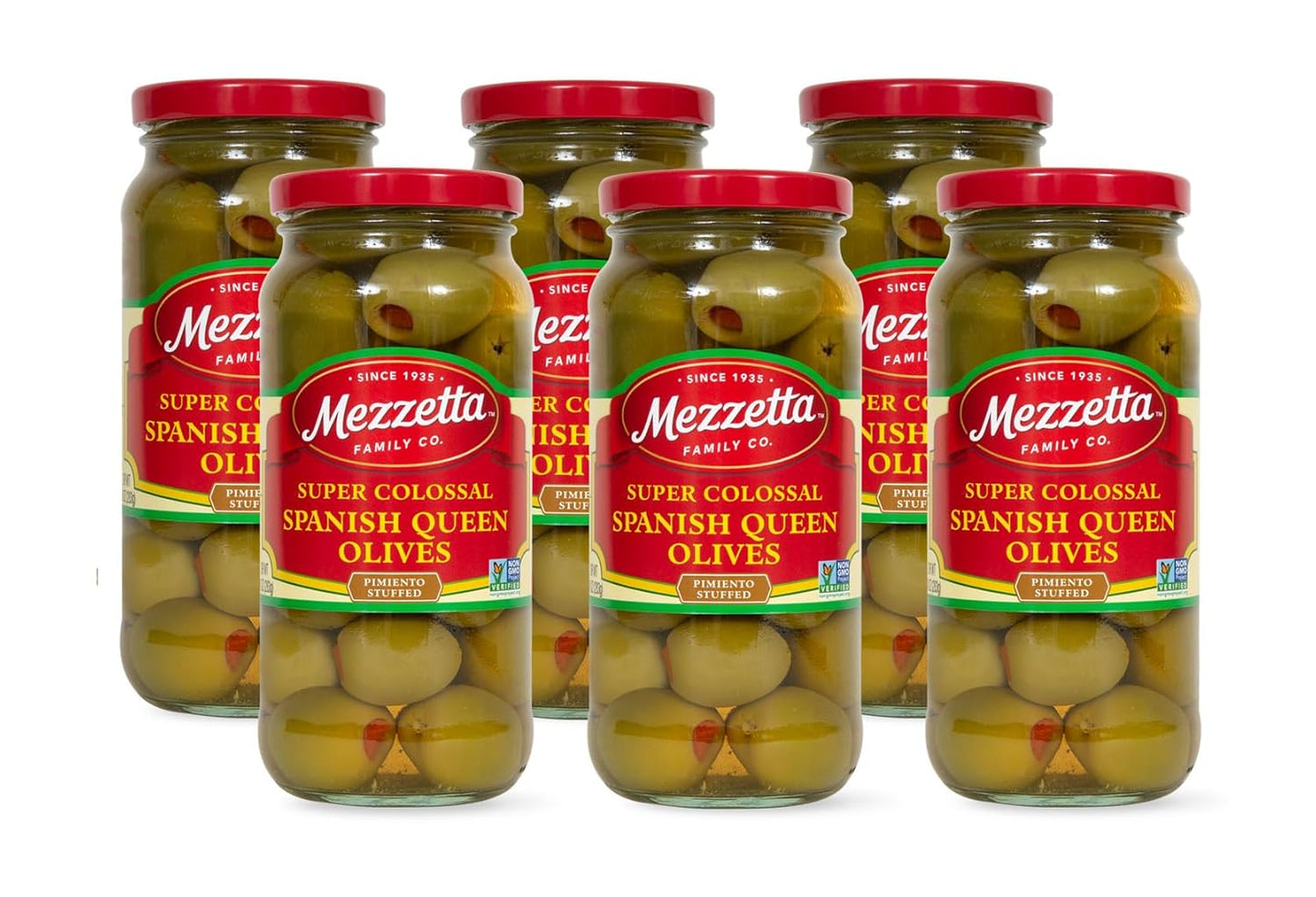 Pimiento Stuffed Spanish Queen Green Olives for Cocktails