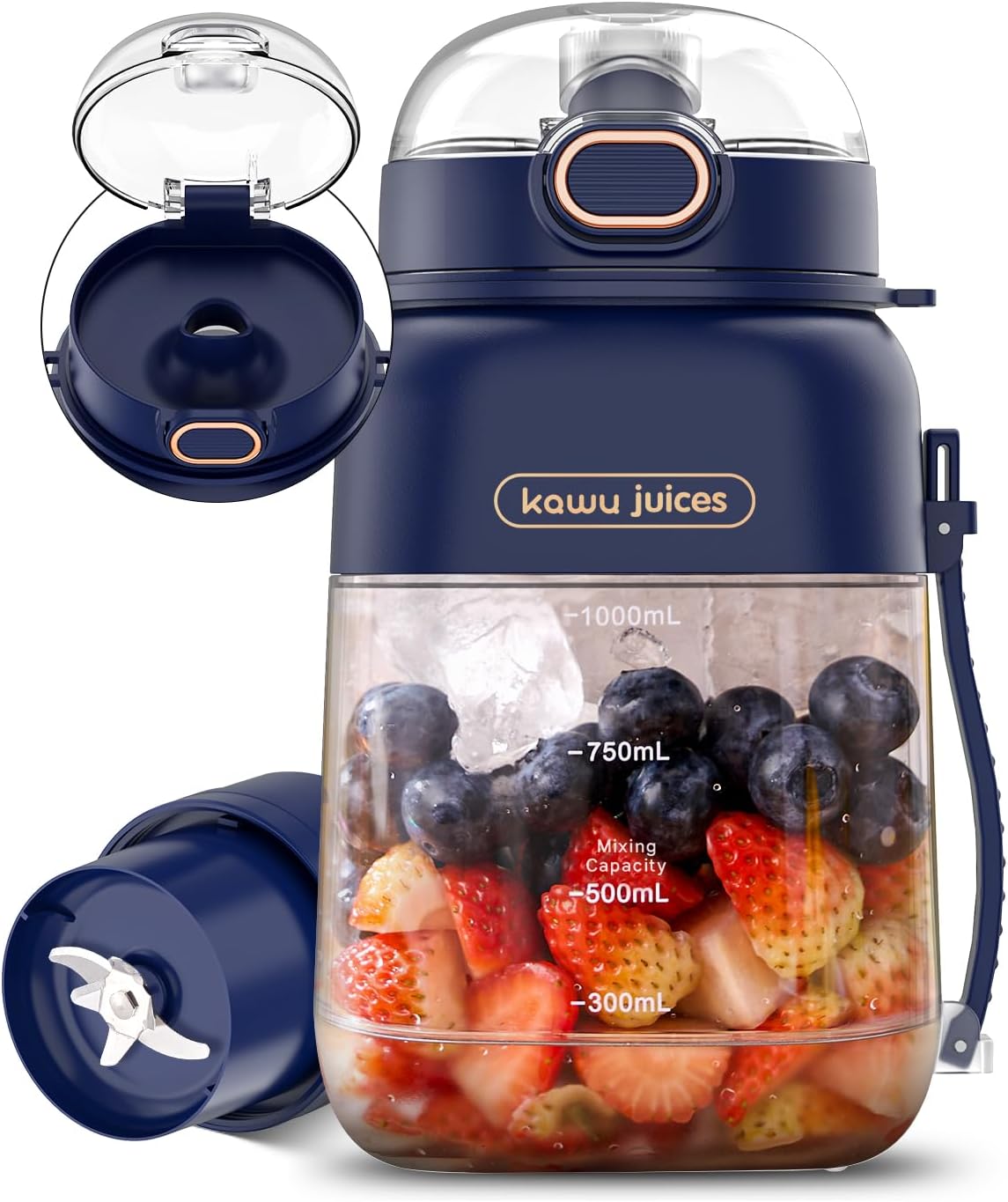 Portable Smoothie Blender with BPA-Free Design