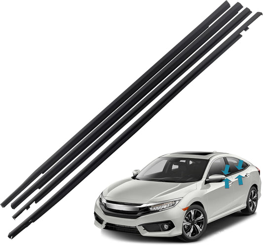 Weatherstrip Window Seal for 2016-2021 Civic 4 Door Sedan