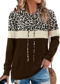 Angerella Hoodies for Women Camo Leopard Print Pullover (Style X8WS)