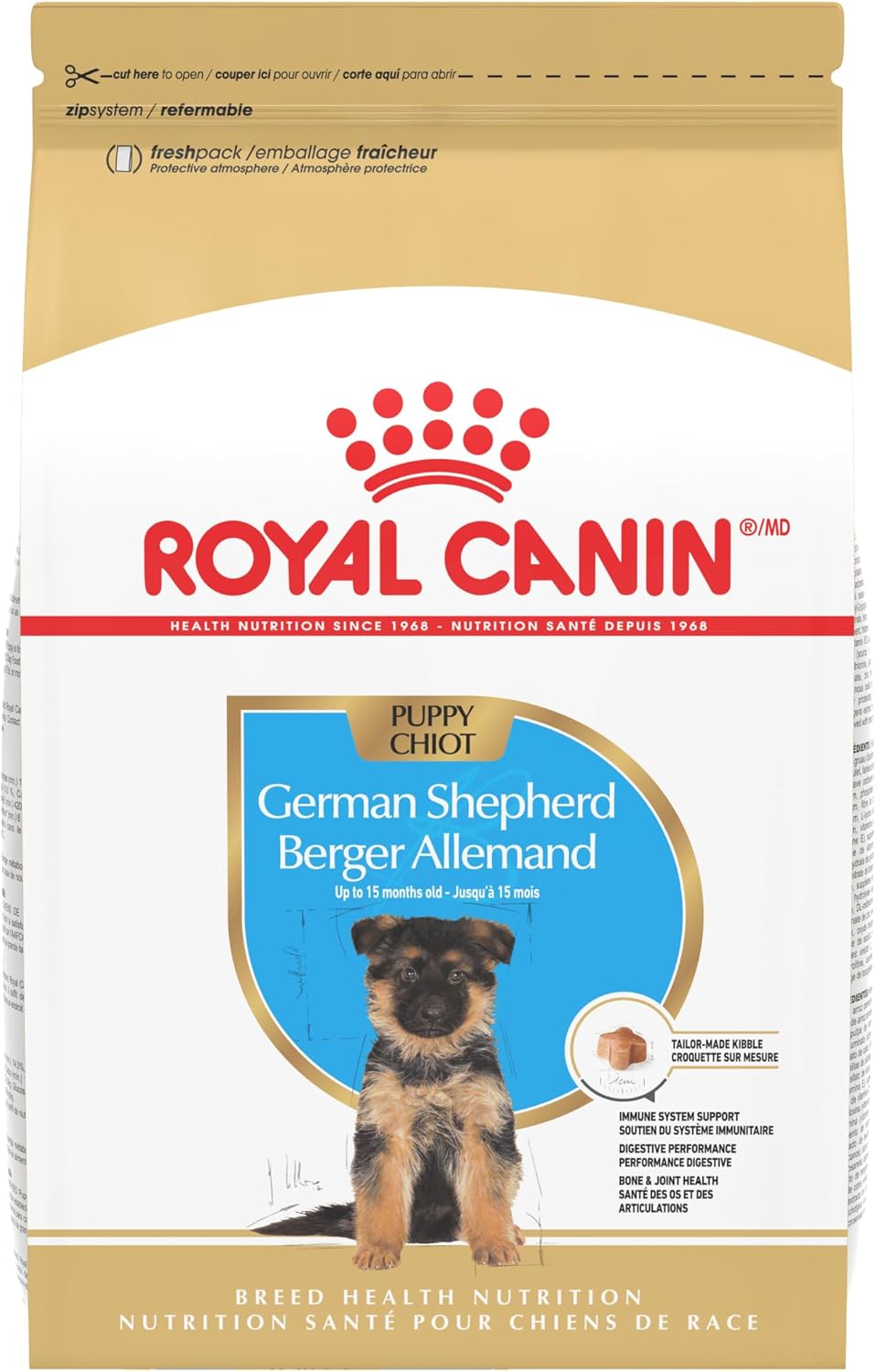 Royal Canin German Shepherd Puppy Dry Dog Food for Optimal Growth