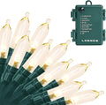 18ft 50 LED Battery Operated Christmas Lights - 8 Modes with Timer