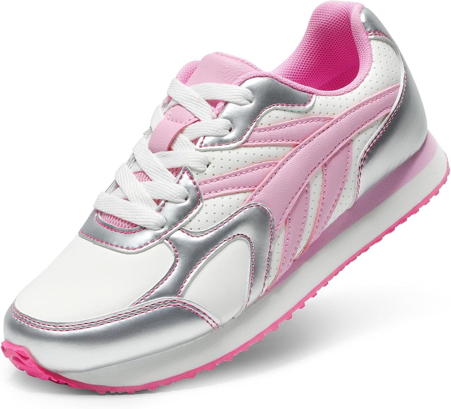DREAM PAIRS Girls Sneakers for Kids - Lightweight Casual Shoes