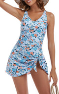 One Piece Swim Dress Swimsuits for Women Tummy Control - Flattering be