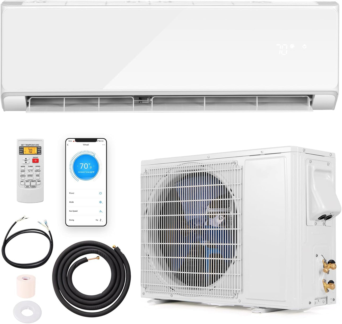 GLACER 18000 BTU Mini Split Air Conditioner & Heater Review