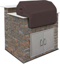 36in W Built-In Grill Cover in Coffee - Heavy Duty Waterproof