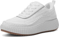Chunky City Tweed Platform Fashion Sneaker - Comfortable Everyday our