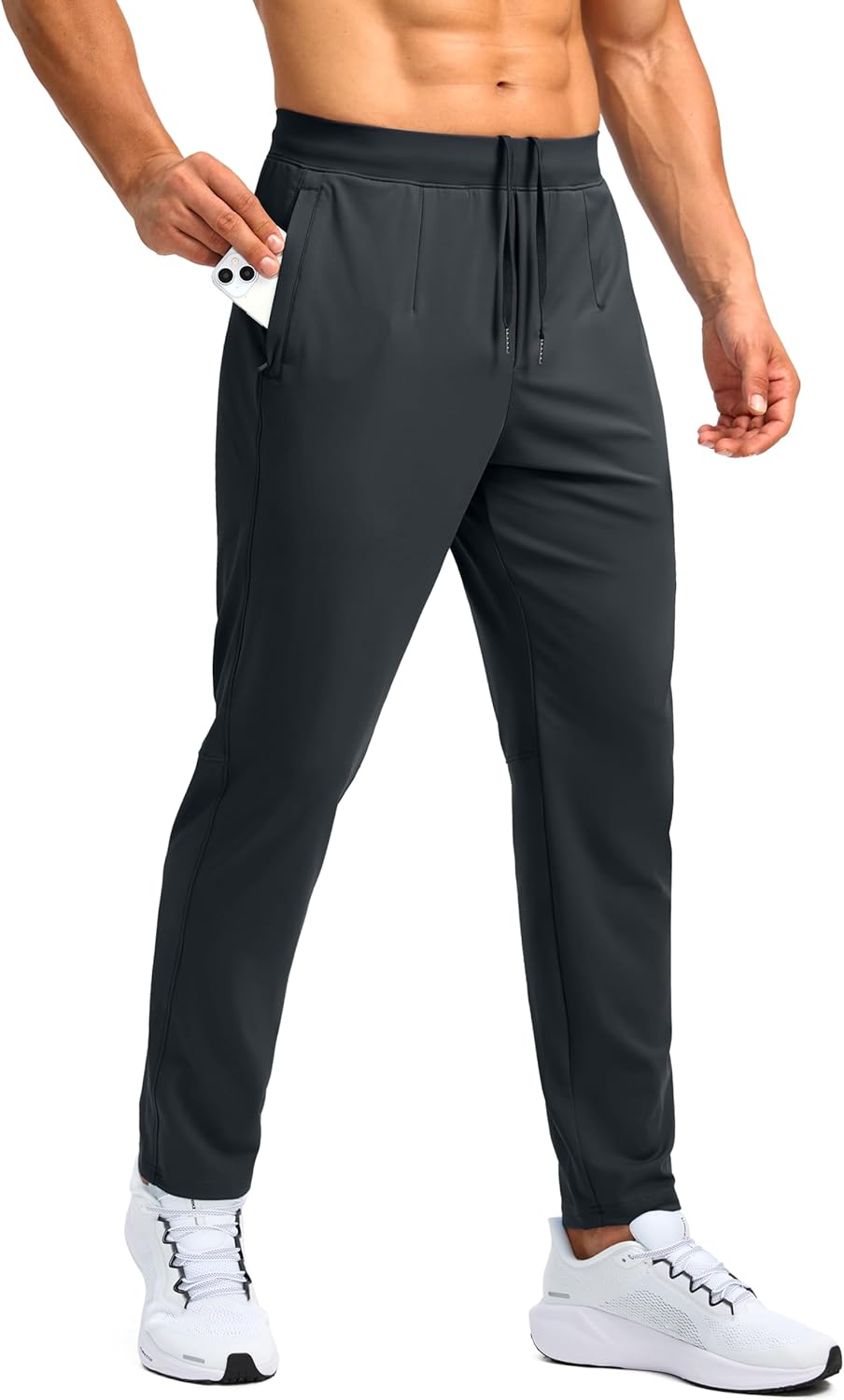 G Gradual Tall Mens Sweatpants with Zipper Pockets for Comfort