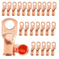 4/0 AWG 3/8 in Battery Lugs Ring Terminals - Heavy Duty Copper