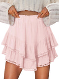 Flowy Shorts Ruffle Skorts High Waisted Tennis Skort (Style WJ18)