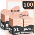 MKISS Bed Pads Disposable 36 x 30 in XL Underpads - Heavy Duty