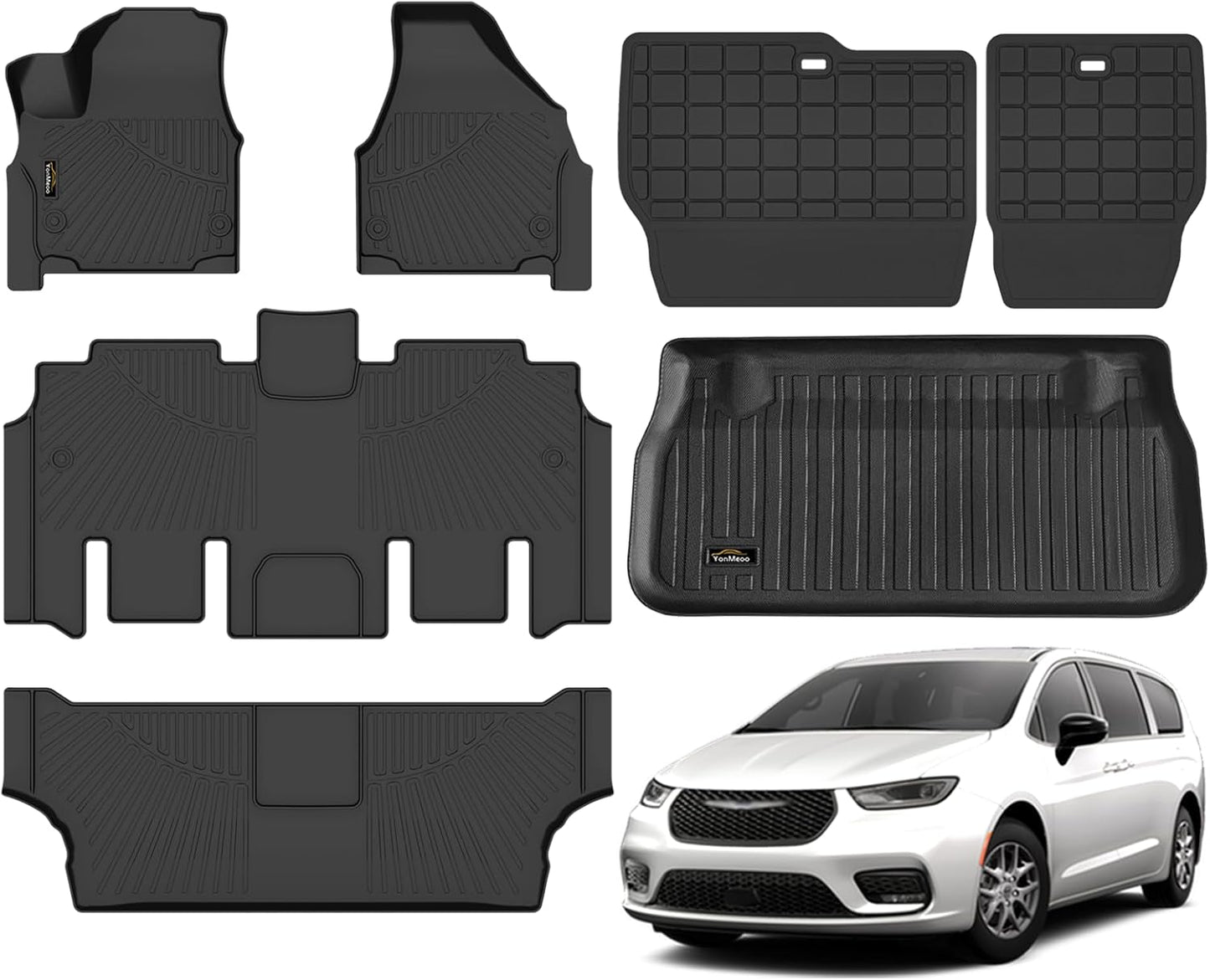 Custom Floor Mats & Cargo Liner for Chrysler Pacifica 2017-2025