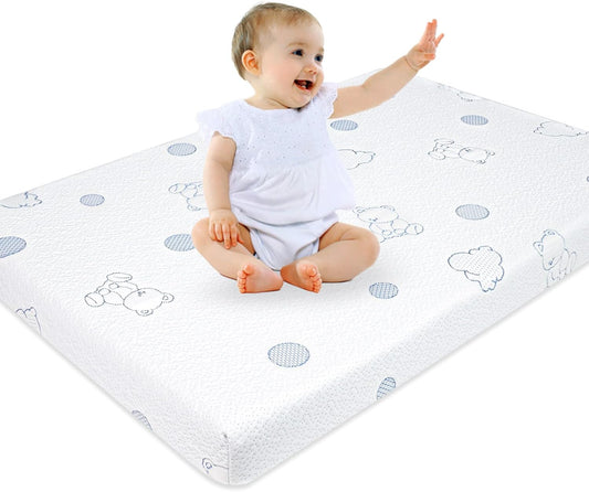 Pack and Play Mattress for Baby and Toddlers - 38x26 Dual Sided