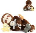 Tezituor Sloth Stuffed Animal with 4 Babies - Large 23.6in Plush