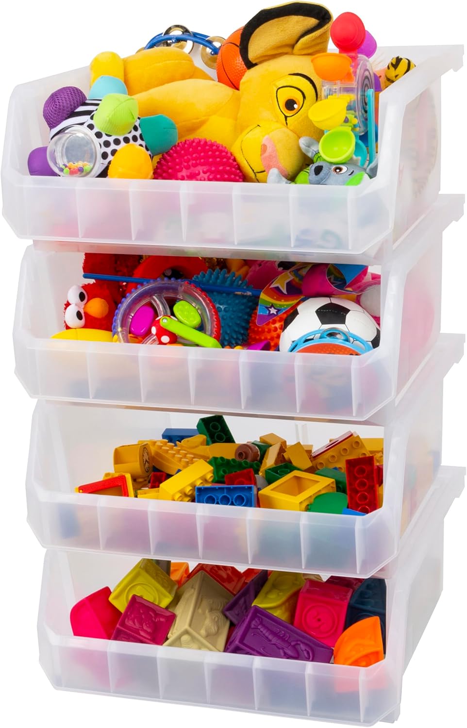 Extra Large Plastic Containers for Organizing and Storage Bins