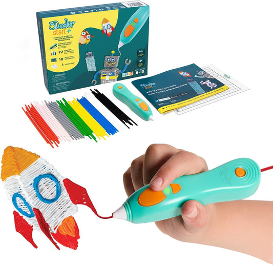 3Doodler Start+ Essentials 3D Pen Set for Kids - Safe & Fun