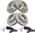 Front and Rear Brake Pad & Rotor Kit Compatible with 2012-2019 Nissan
