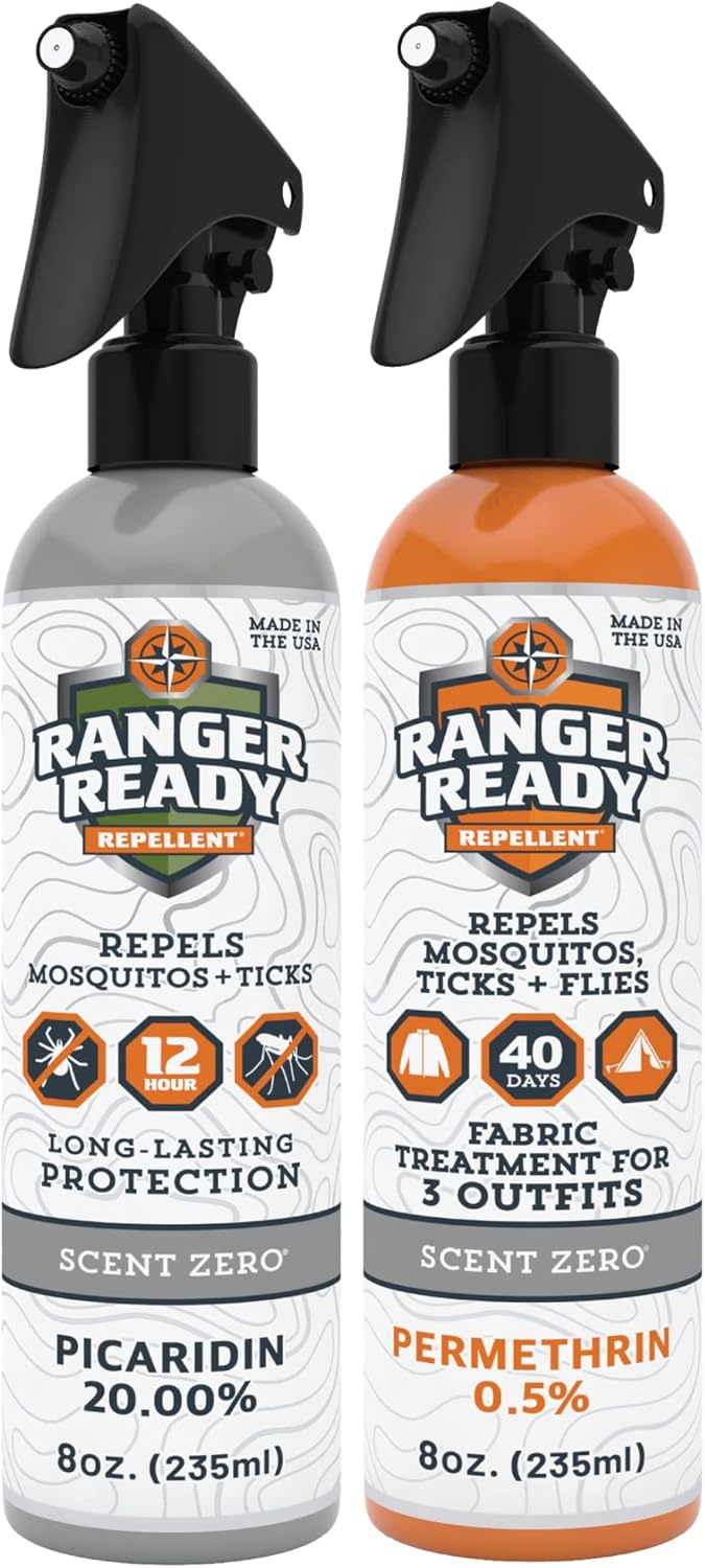 Ranger Ready Repellents P2Pak Permethrin & Picaridin Duo Spray