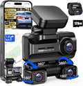 Dash Cam 4 Channel 360 Front Rear Inside DashCam - 4K & 24H Protection
