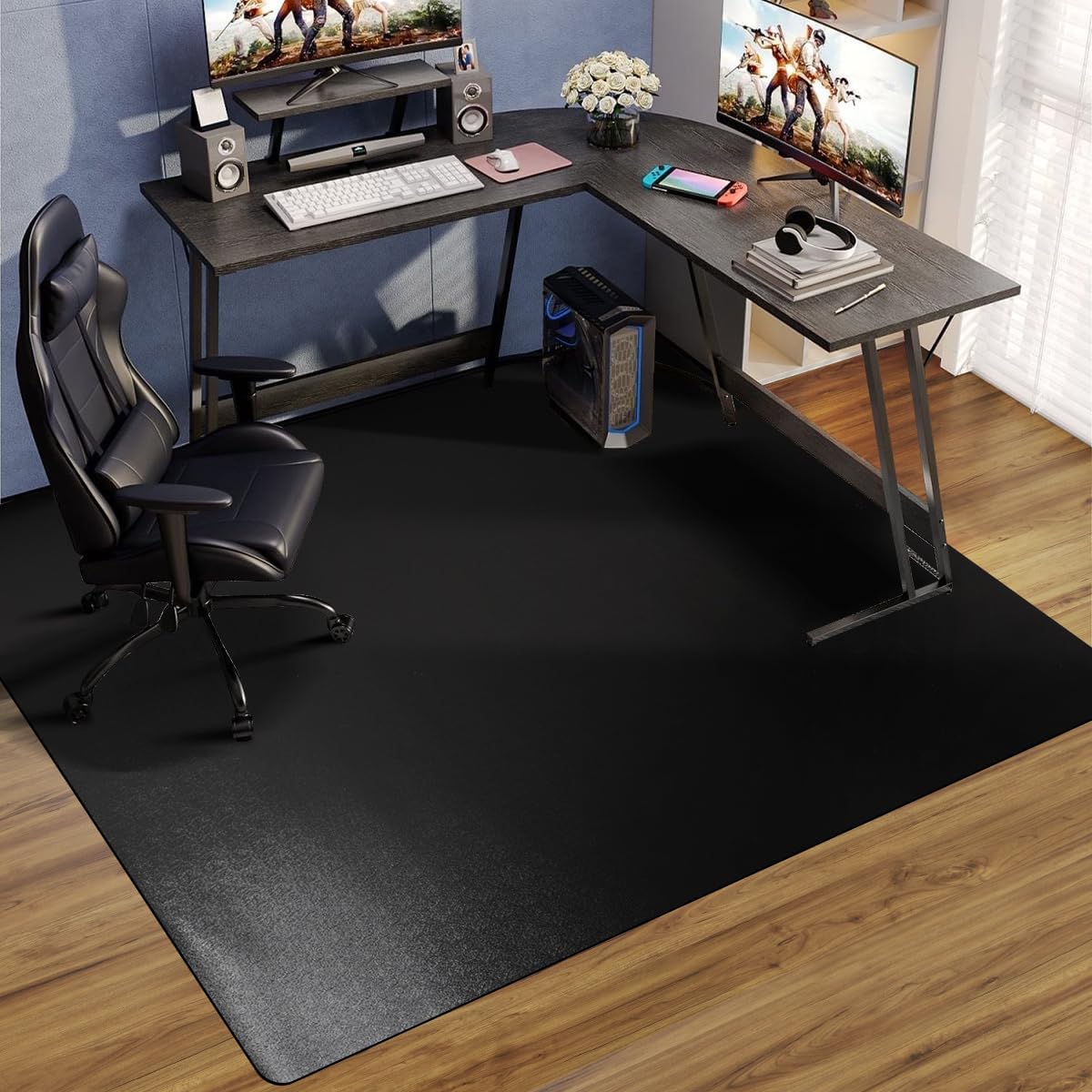 Non-Toxic Heavy Duty 48x60 Hard Floor Chair Mat by FURKIT