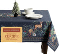 Rectangle Cotton Tablecloth 60 x 120 in - Classic European Table Linen