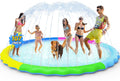 VISTOP Non-Slip Splash Pad for Kids and Dog - 107 in Backyard Mat