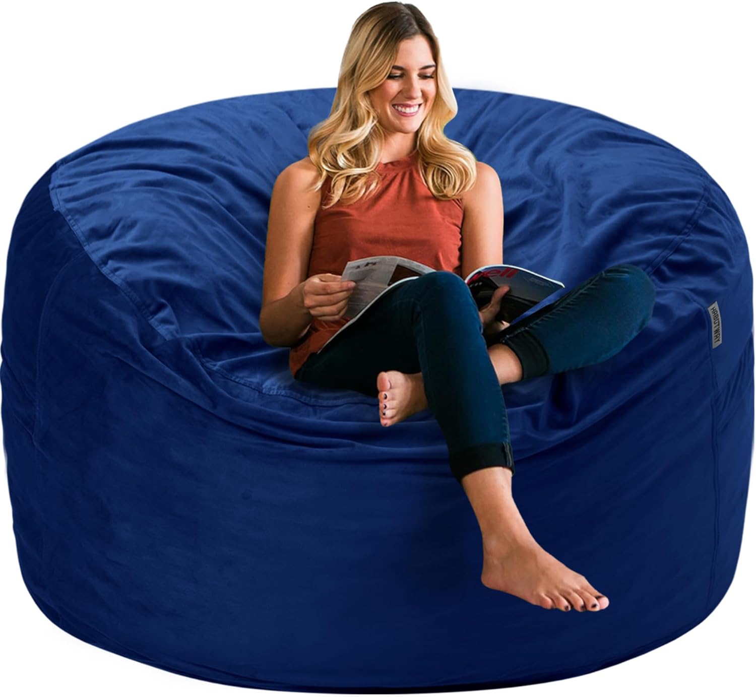 HABUTWAY Bean Bag Chair 3Ft Luxurious Velvet Ultra Soft Fur