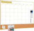 Dry Erase Calendar Whiteboard Cork Board Combo 24ftx18ft - Monthly