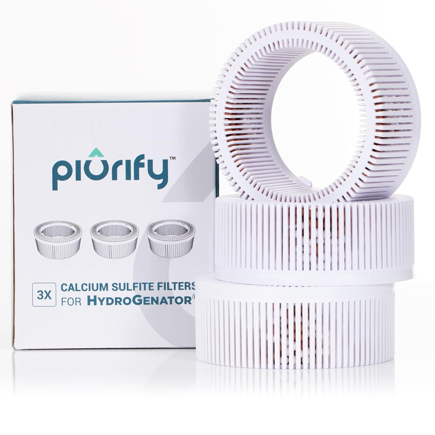 3-Pack Calcium-Sulfite Filters for Hydrogen Water Pitcher