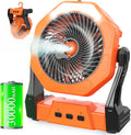 Ausic Portable Misting Fan for Outdoors - Rechargeable 30000mAh