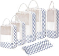 Packing Cubes for Carry On - Narwey 6 Set Compression Organizers
