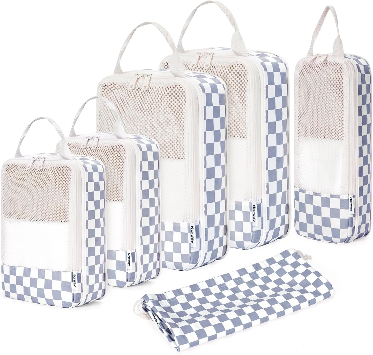 Narwey Compression Packing Cubes for Travel Organizers Set