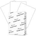 Springhill White 8.5 x 11 Cardstock Paper 90lb 750 Sheets - Smooth