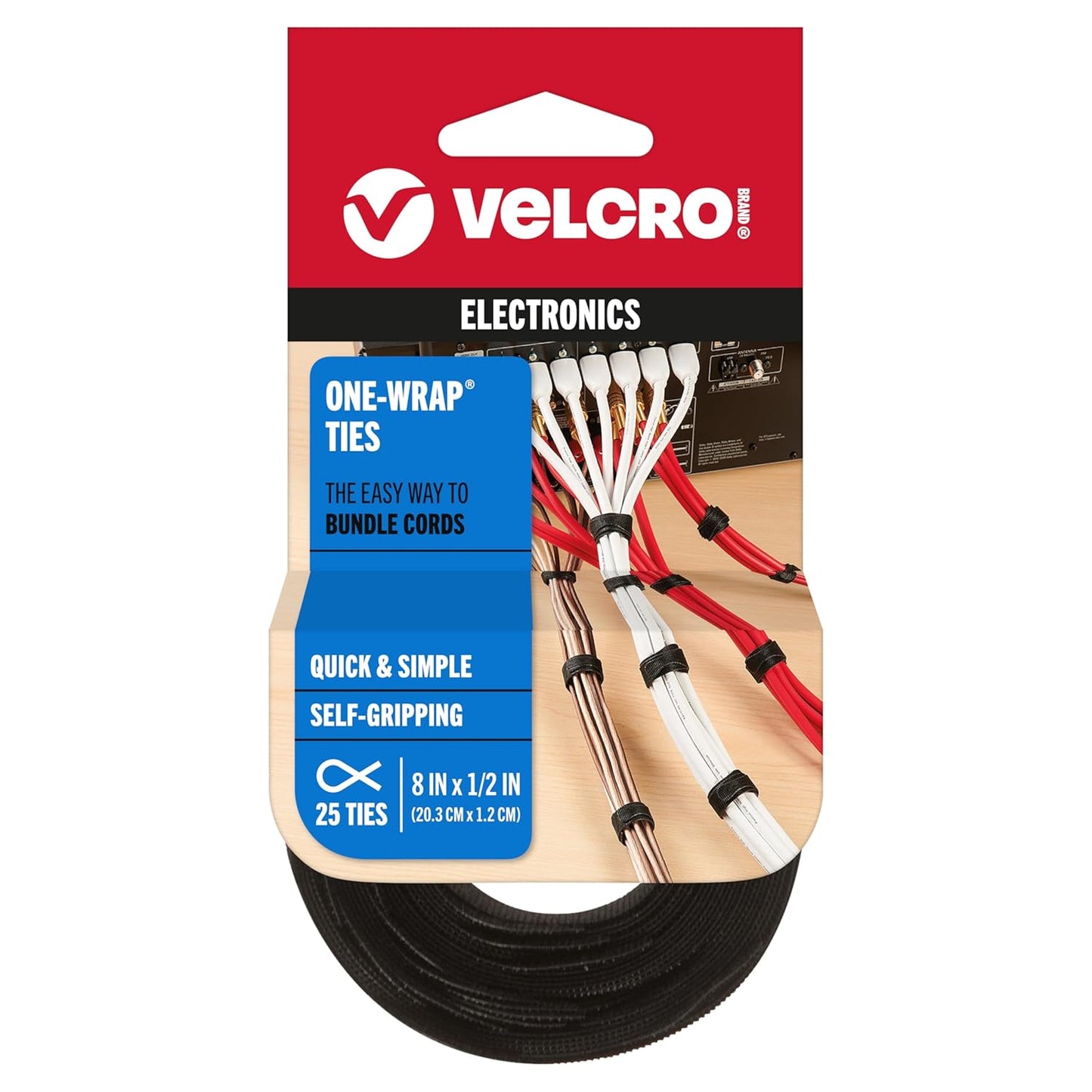 Organize with Ease: VELCRO Brand Cable Ties