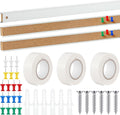 48 in x 1 in Cork Bulletin Board Strips - Slim Wall Display