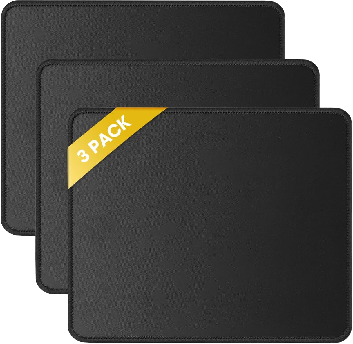 Comfortable Non-Slip Mouse Pads - JIKIOU 3 Pack