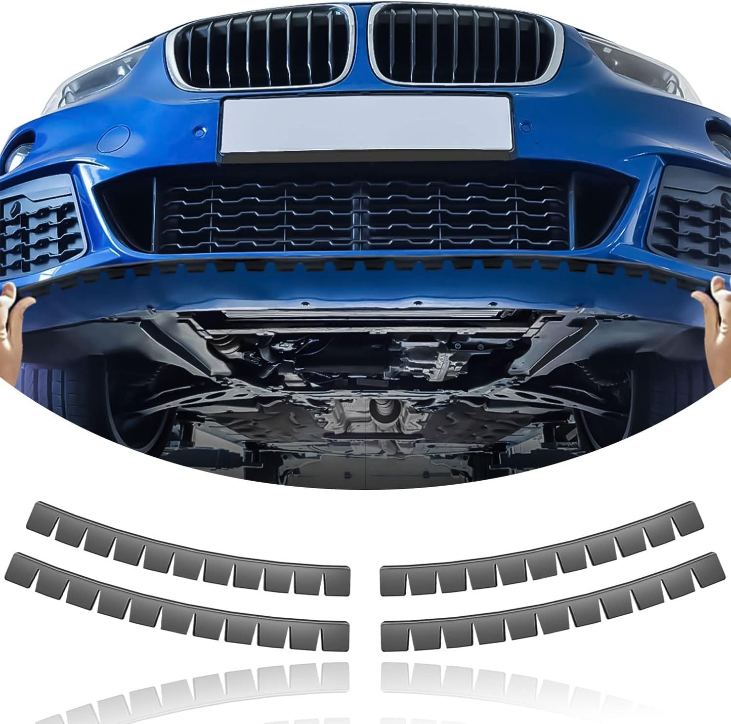 4 Pack Bumper Scrape Guard for Cars - Ultimate Protection Kit